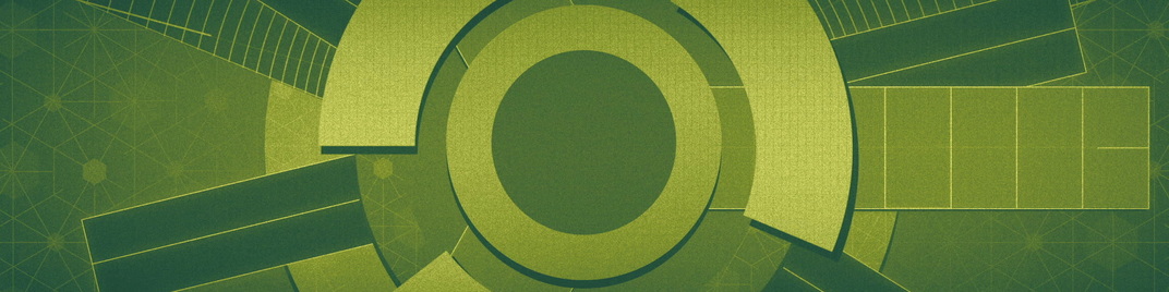 spinning circles - green