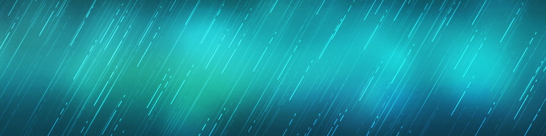 neon rain - teal