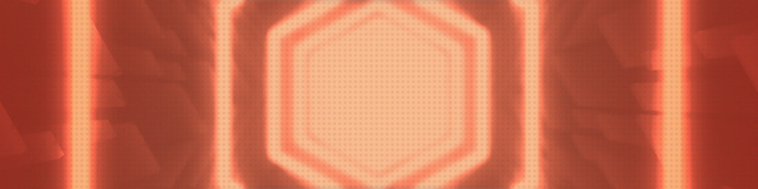 retro laser glow - red