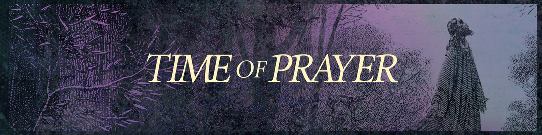 easter etching - time of prayer