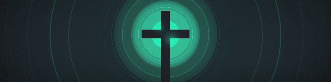neon holy cross