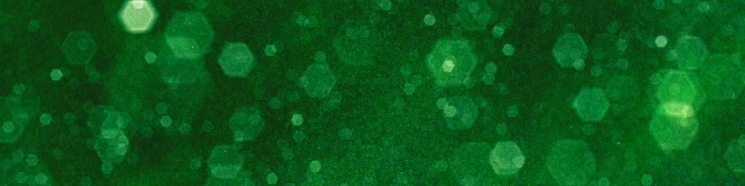 warped particles - green