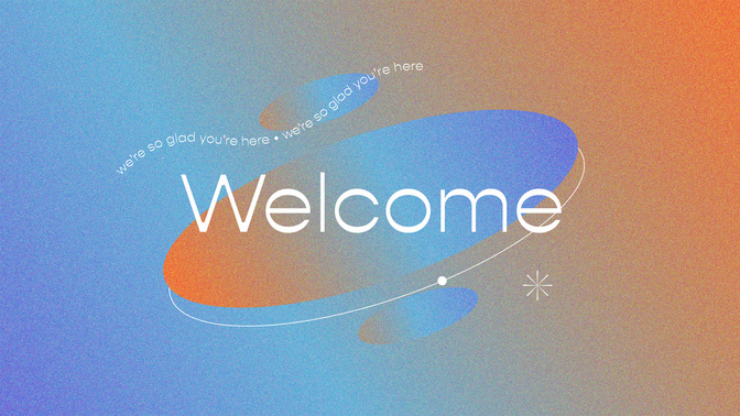 summer gradient - welcome